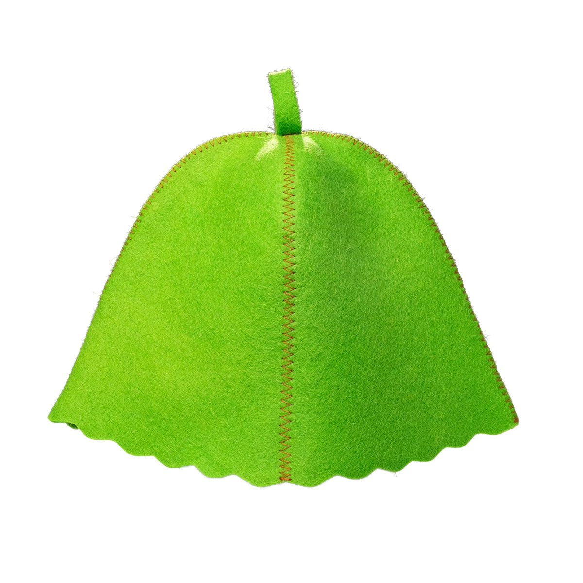 Traditional Green Sauna Hat (100% Wool)