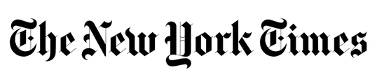 The New York Times logo in black text on a white background