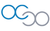 Logo with the letters 'OC' in blue and gray on a white background