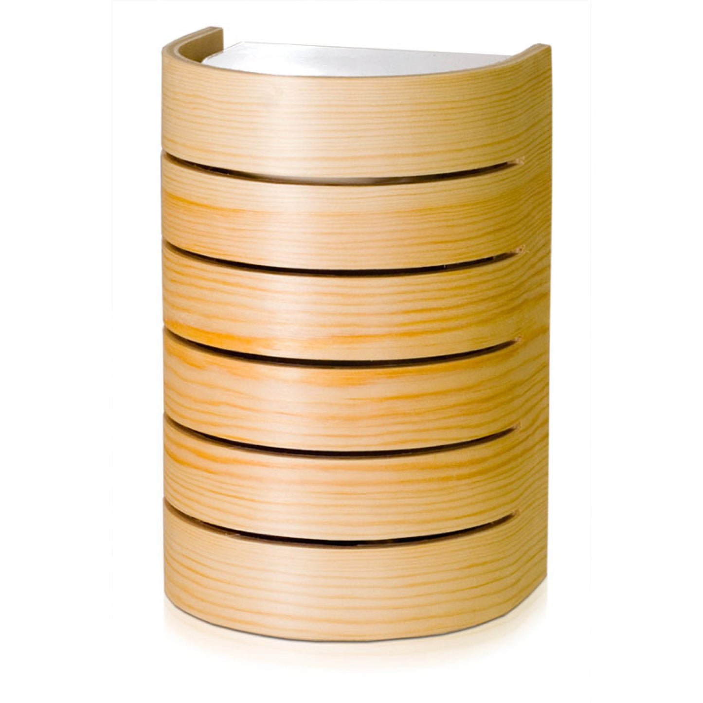 Raita Half Round Sauna Light in Pine
