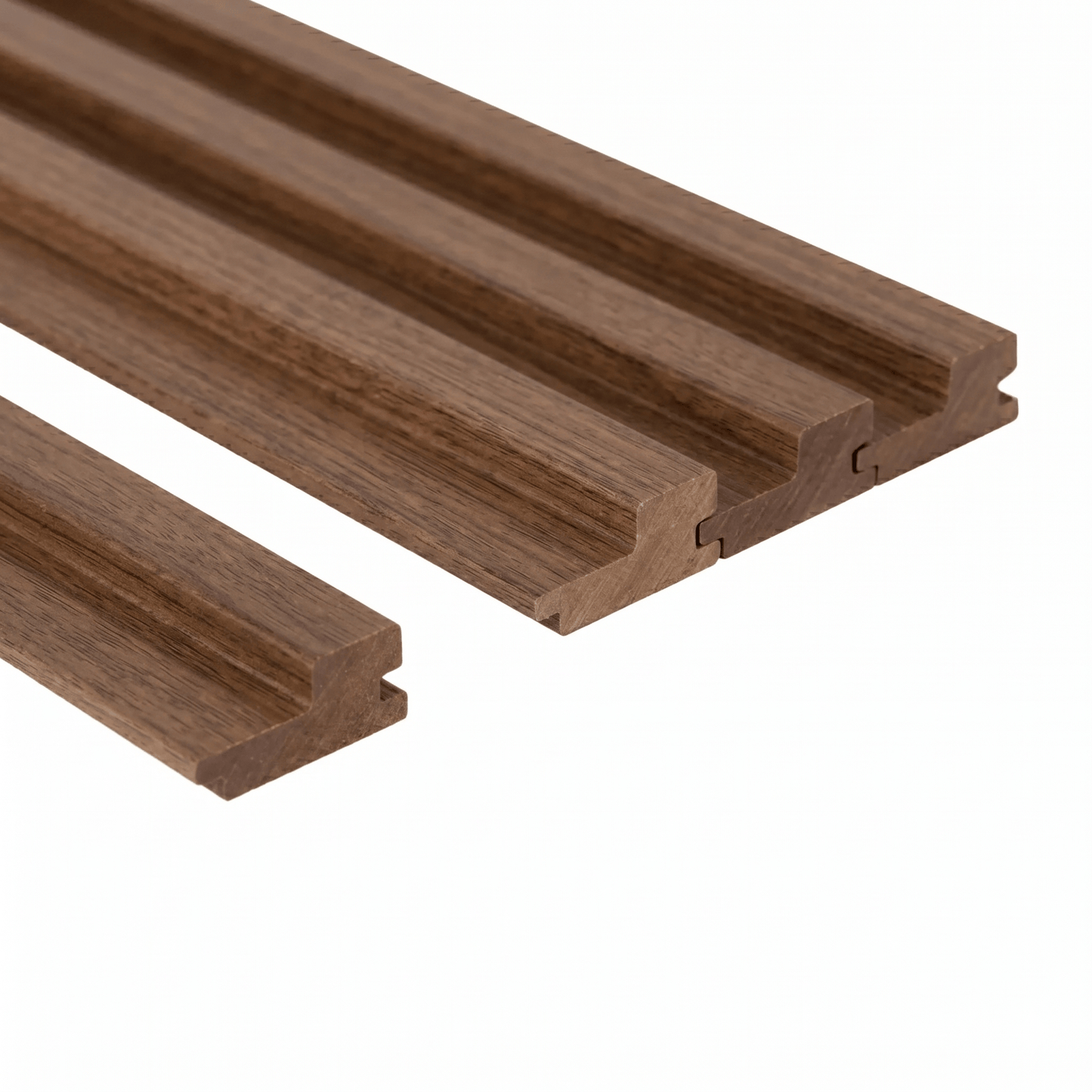 Dark Thermo Alder Sauna Wood Cladding Step 64mm (Pack of 4)