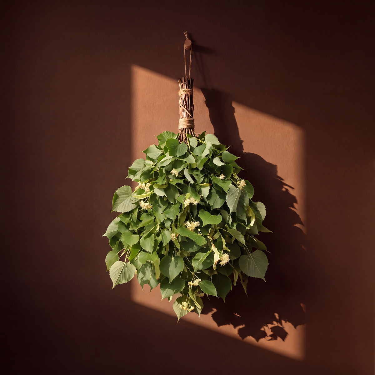Sauna Whisk Linden - lifestyle in sunlight