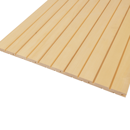Aspen Sauna Wood Cladding STS Valeura 90mm (Pack of 6) by Finnmark Sauna Sauna Timber | Finnmark Sauna