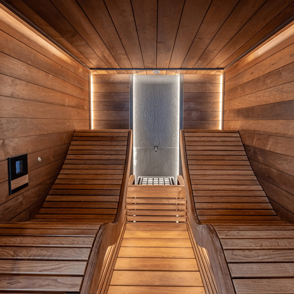 Dark Thermo Alder Sauna Wood Cladding STS4 120mm (Pack of 6)