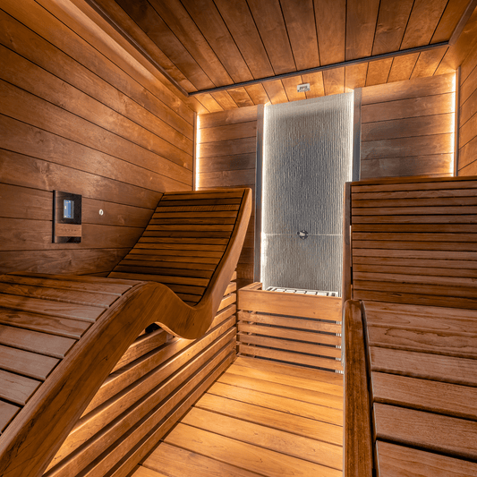 Dark Thermo Alder Sauna Wood Cladding STS4 120mm (Pack of 6)