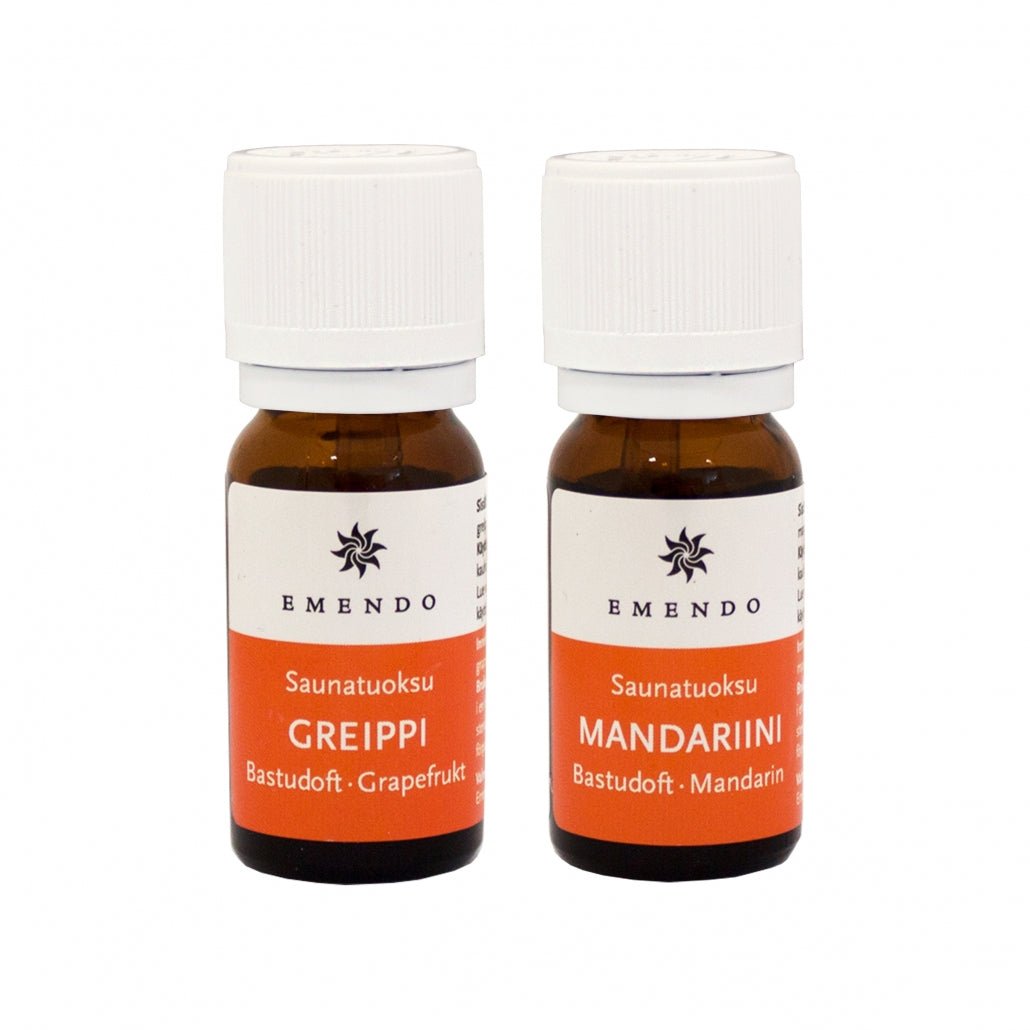 Emendo Grapefruit & Mandarin Sauna Scents (2 x 10ml) | Finnmark Sauna Sauna Scents | Finnmark Sauna