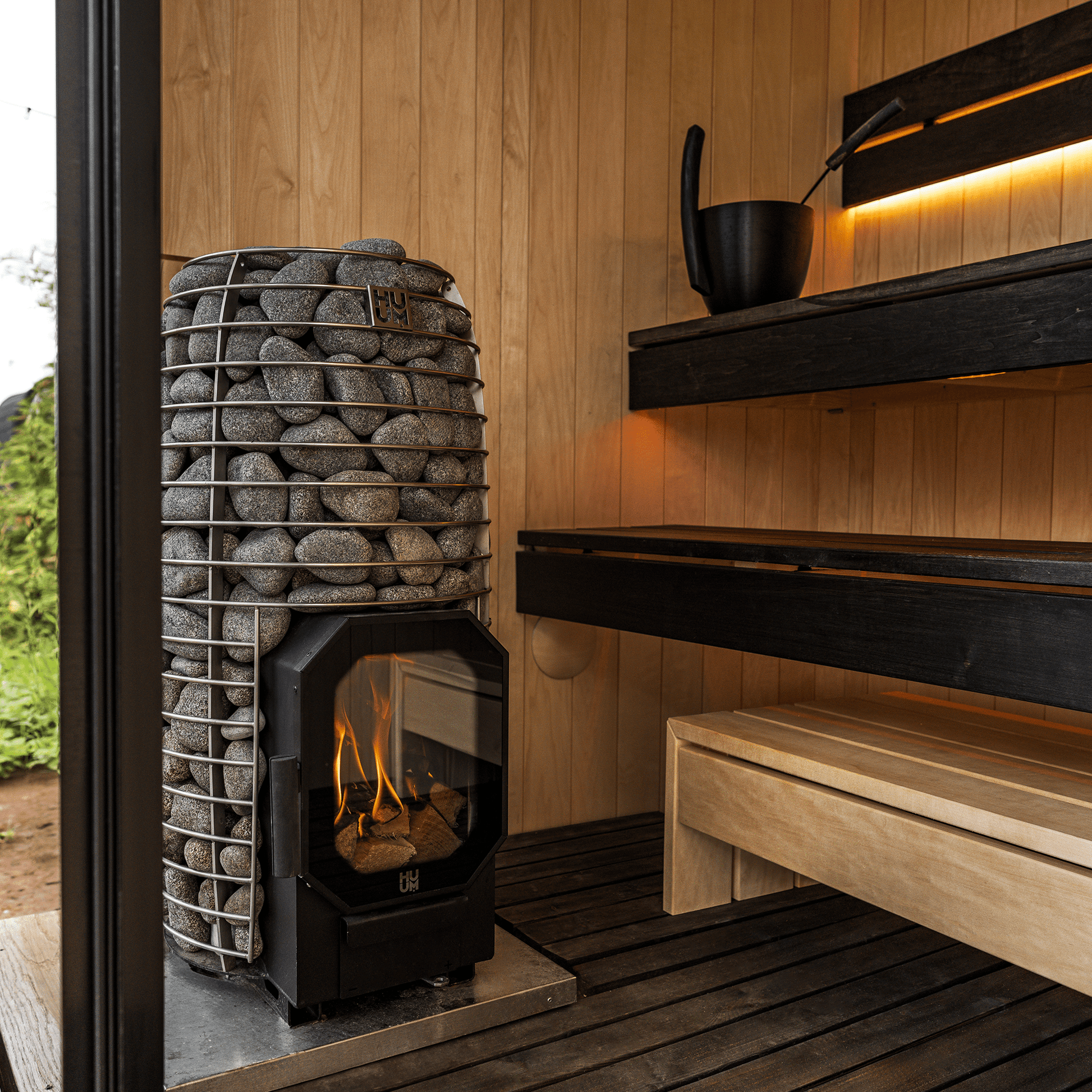HUUM HIVE Flow Wood Burning Sauna Heater Wood Burning Sauna Heater | Finnmark Sauna
