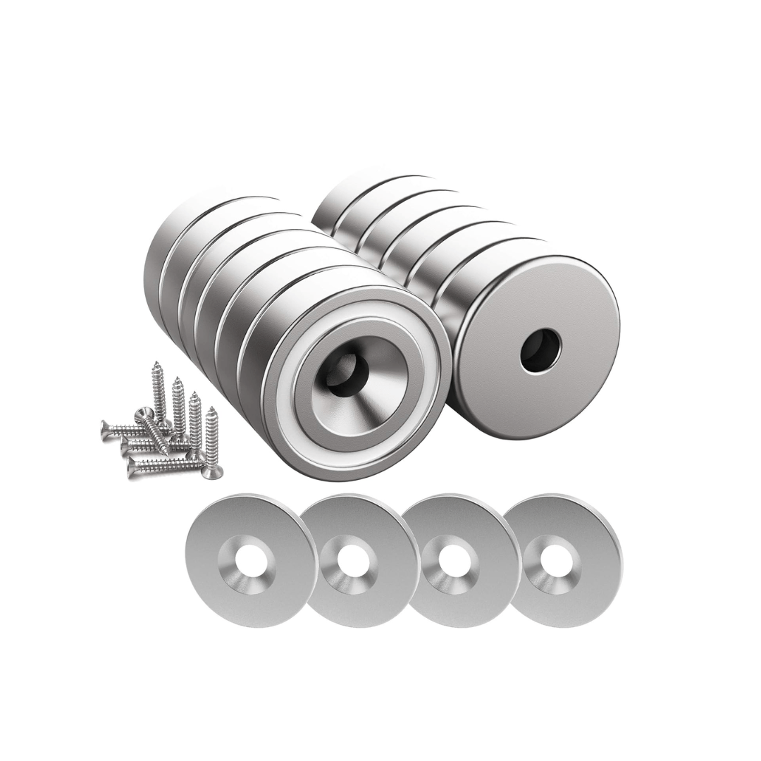 Magnet 25 LB Force 20 x 7 mm for Sauna Benches (12 Pieces) Spare Part | Finnmark Sauna