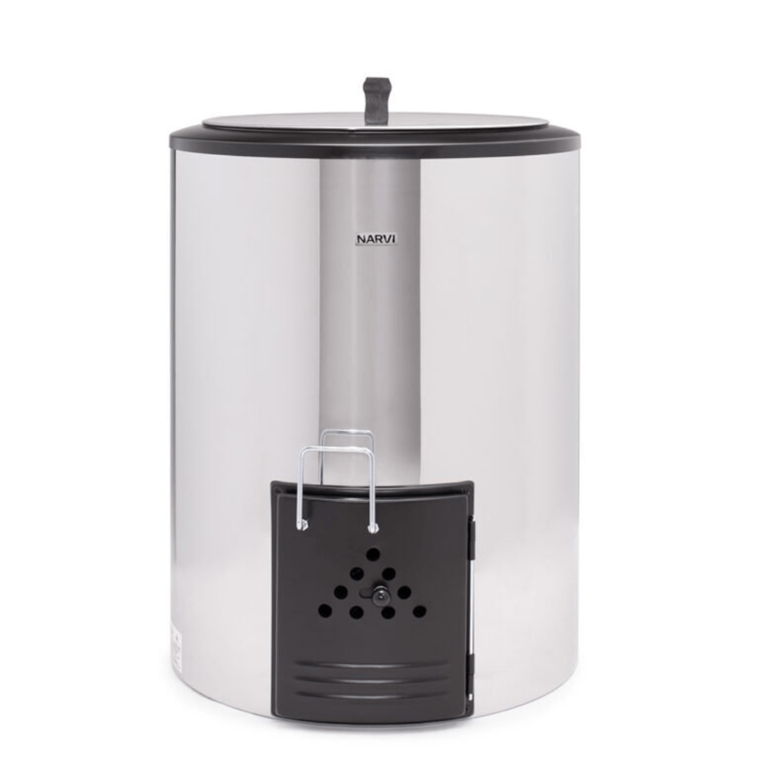 Narvi 80 Litre Wood Burning Sauna Water Heater Wood Burning Cauldron | Finnmark Sauna