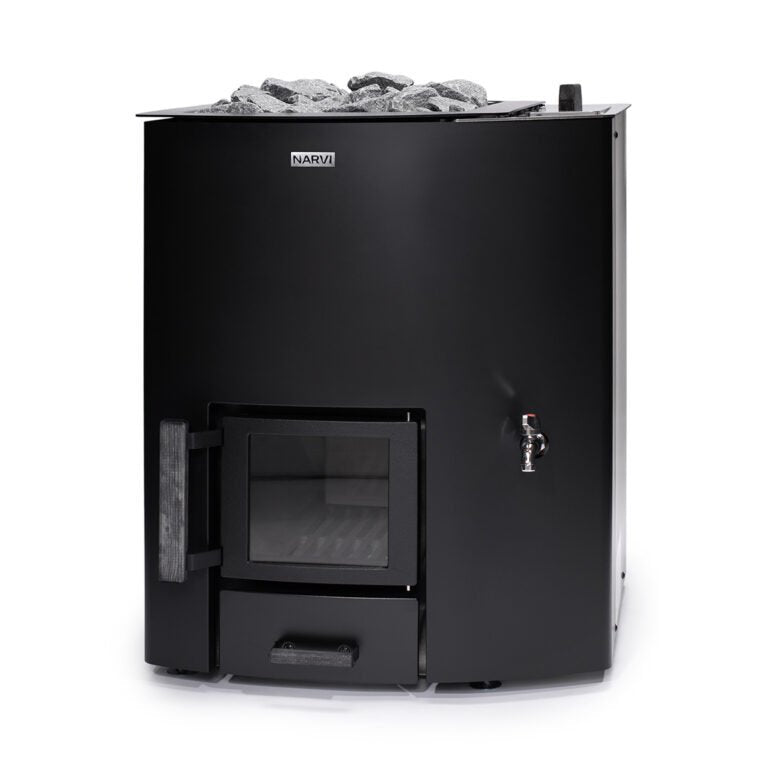 Narvi NC 20 Wood Burning Sauna & Water Heater Wood Burning Sauna Heater | Finnmark Sauna