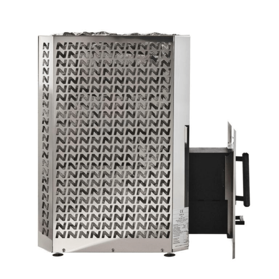 Narvi Stony 20 Through - the - Wall Wood - Burning Sauna Heater Wood Burning Sauna Heater | Finnmark Sauna