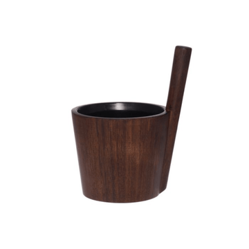Rento Dark Bamboo Duo Sauna Bucket 5 Litre Sauna Buckets & Ladles | Finnmark Sauna