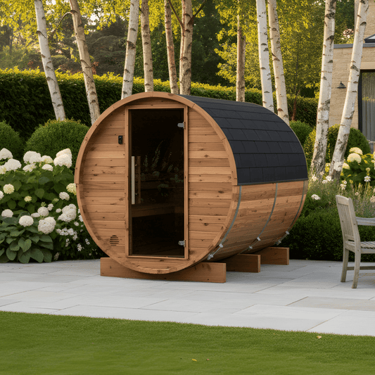 Small Wood Barrel Sauna (2-4 Person)