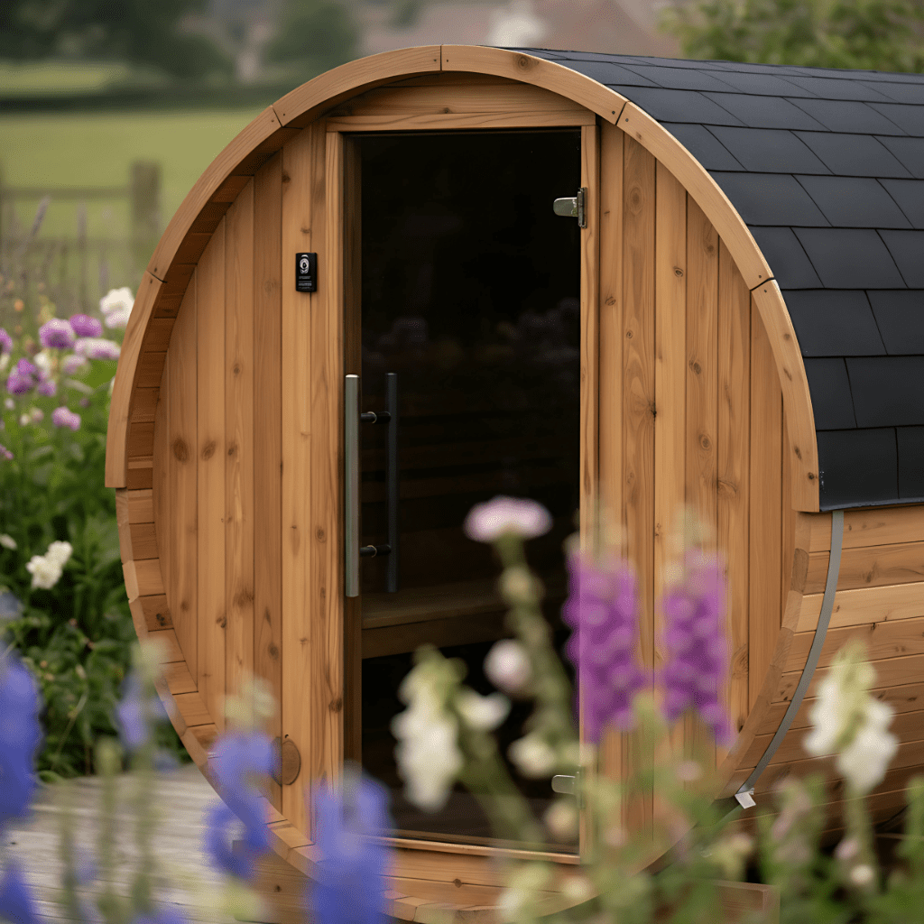Thermo Wood Barrel Sauna - Small (2 - 4 Person) Barrel Sauna | Finnmark Sauna