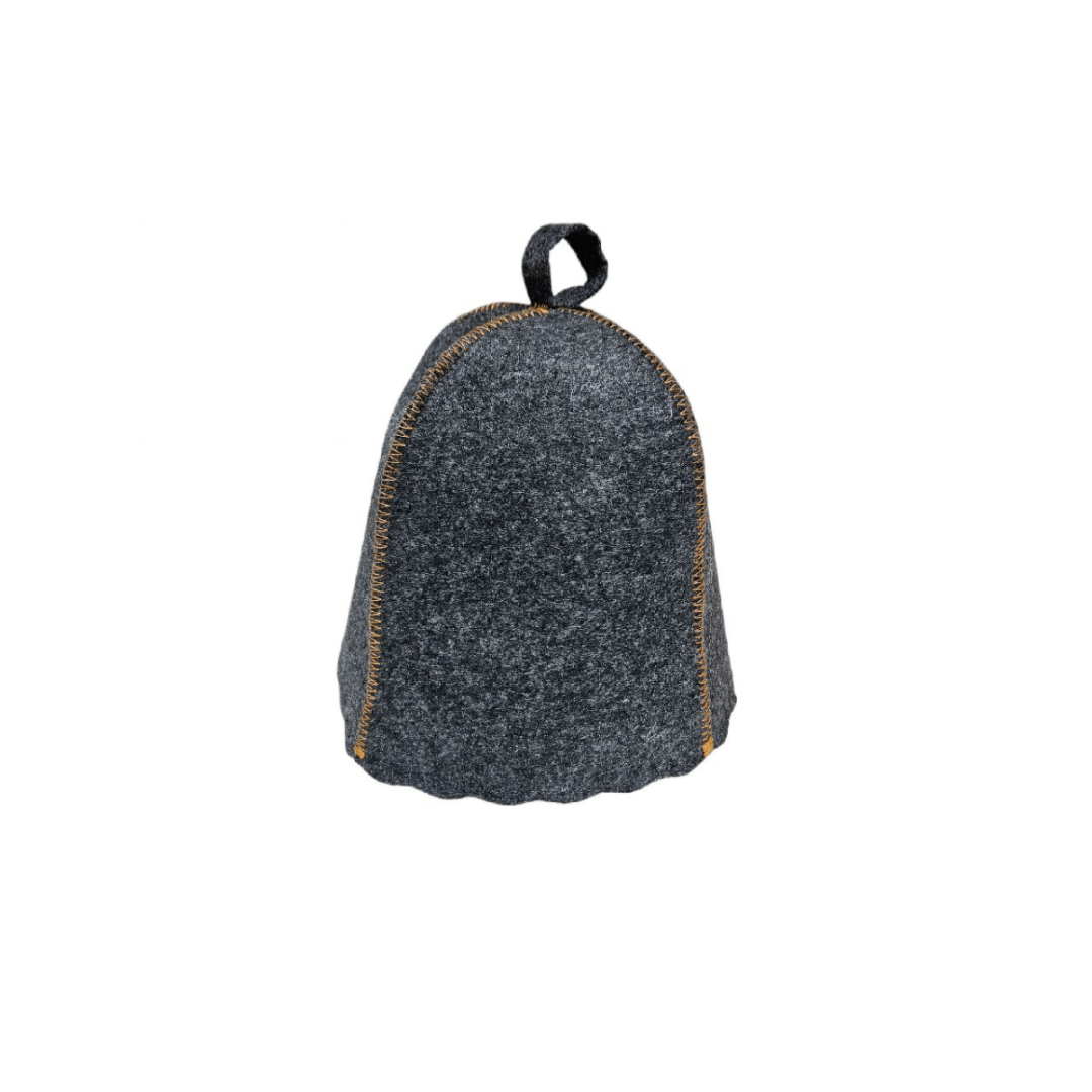 Traditional Lightweight Grey Felt Sauna Hat