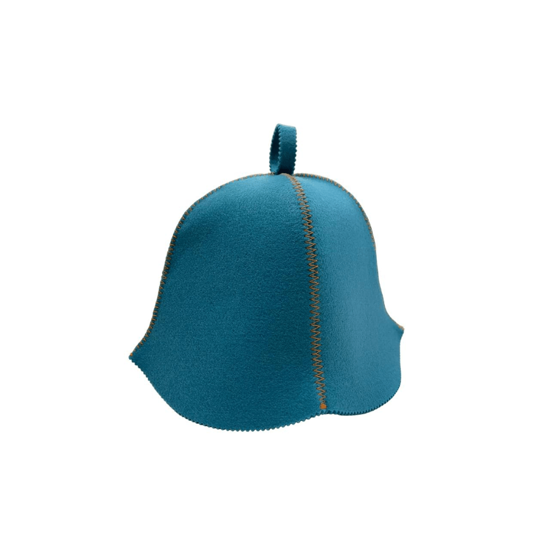 Traditional Lightweight Light Blue Felt Sauna Hat Sauna Hat | Finnmark Sauna