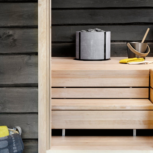 Tulikivi Naava Rigata Integrated Soapstone Electric Sauna Heater Cover