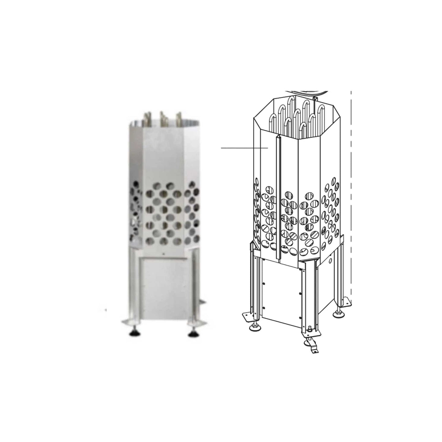 Tulikivi Replacement Heating Element 3500 W (10,5 kW)