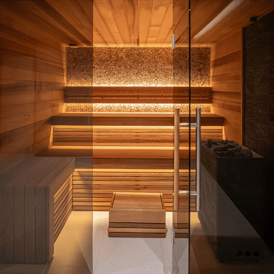 Cedar Sauna Wood Cladding STP 140mm (Pack of 6)