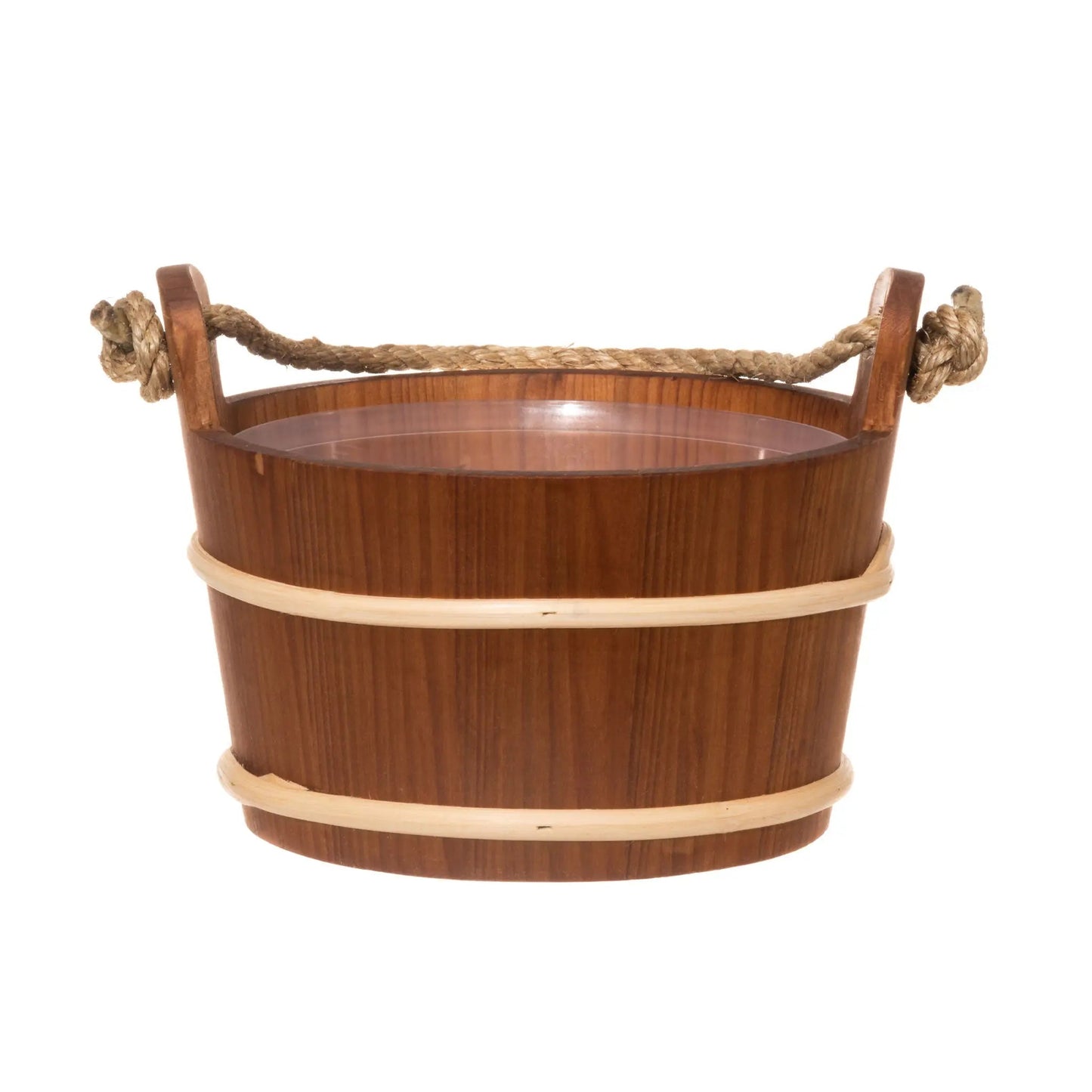 4 Living Sauna Bucket Alder With Rope Handle 4 Litre Sauna Bucket/Pail | Finnmark Sauna