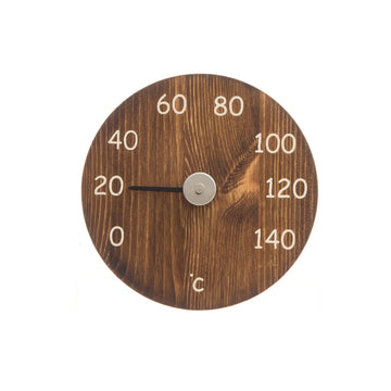 4 Living Sauna Thermometer Brown
