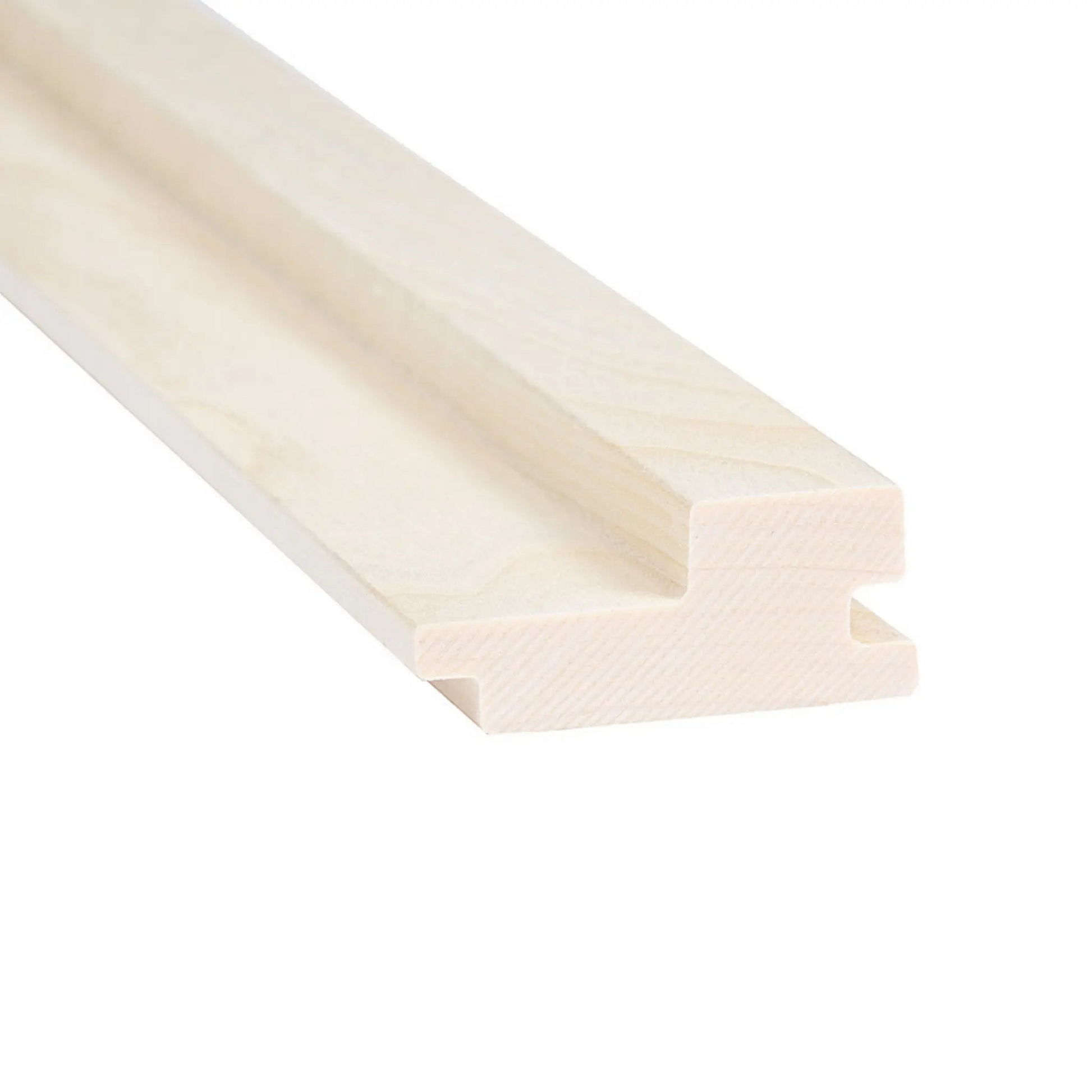 Aspen Sauna Wood Cladding Step 64mm (Pack of 4) Sauna Timber | Finnmark Sauna