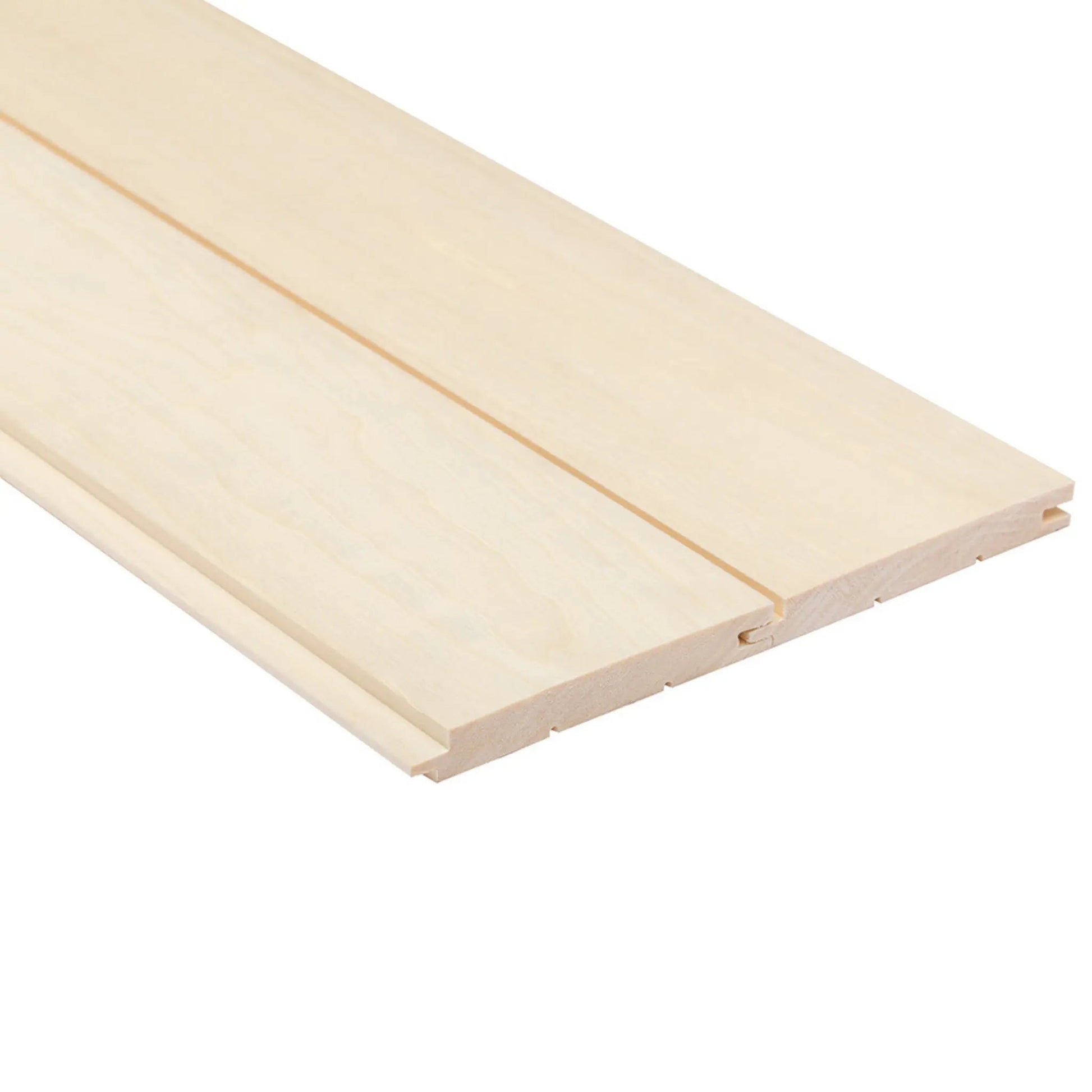 Aspen Sauna Wood Cladding STS4 120mm (Pack of 6) Sauna Timber | Finnmark Sauna