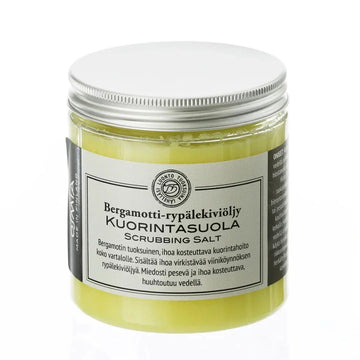 Bergamot and Grape Seed Oil Body Scrub by Osmia (300g) Sauna Soaps | Finnmark Sauna
