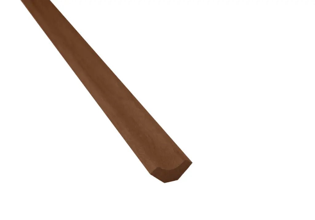 Dark Thermo Alder SI Moulding 14x30 (Pack of 4) Sauna Timber | Finnmark Sauna