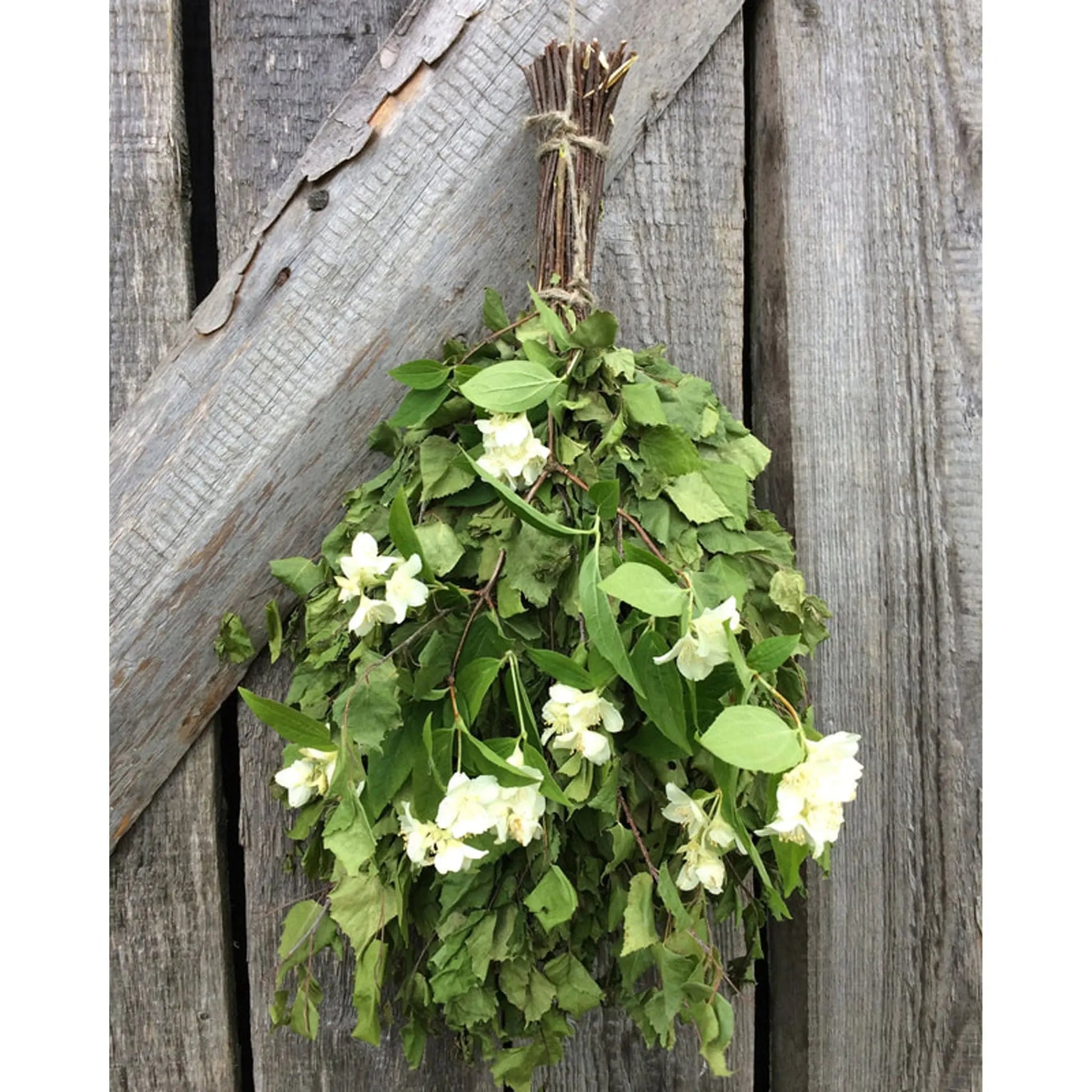 Dried Hand Made Sauna Whisk / Sauna Vihta - Birch & Jasmine Sauna Whisks / Sauna Vihta | Finnmark Sauna