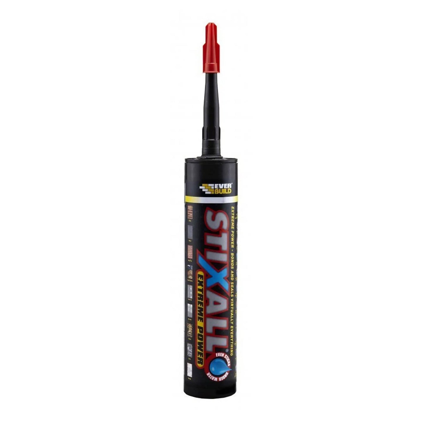 Everbuild Stixall 290ml Extreme Power Grab Adhesive Sealant Clear