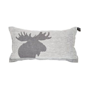 Kaiku Sauna Pillow White/Grey by Jokipiin Pellava Sauna Pillow | Finnmark Sauna