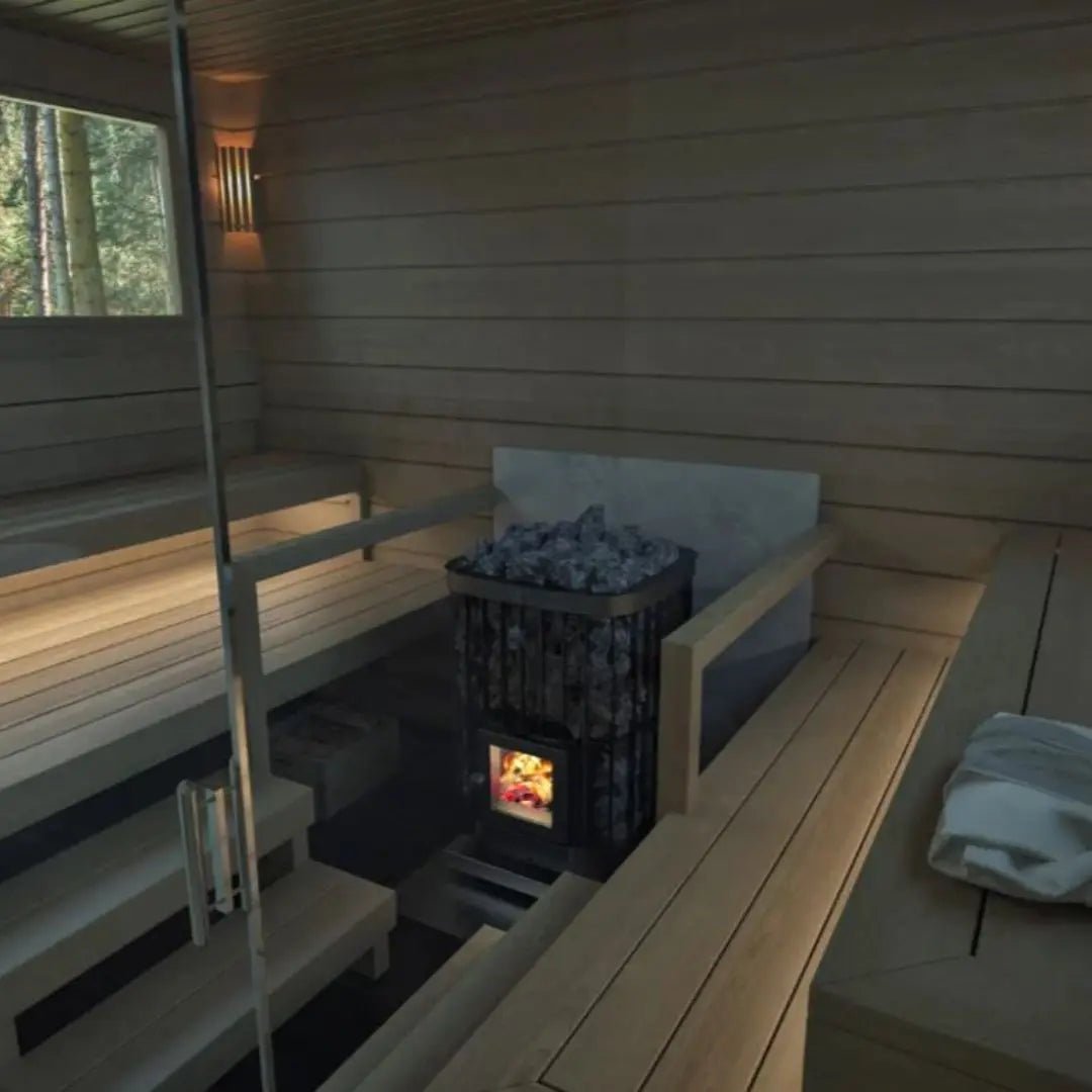 Kastor Saga Wood Burning Sauna Stove by Helo Wood Burning Sauna Heater | Finnmark Sauna