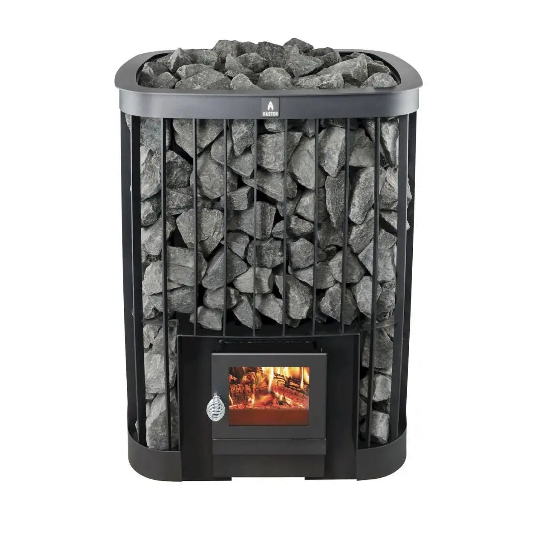Kastor Saga Wood Burning Sauna Stove by Helo Wood Burning Sauna Heater | Finnmark Sauna