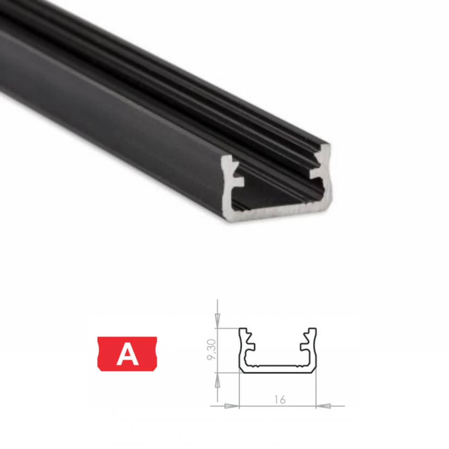 LEDIFY 2m Aluminium Lighting Profile