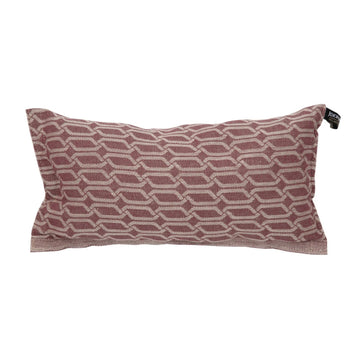 Linkki Sauna Pillow by Jokipiin Pellava White / Plum Sauna Pillow | Finnmark Sauna
