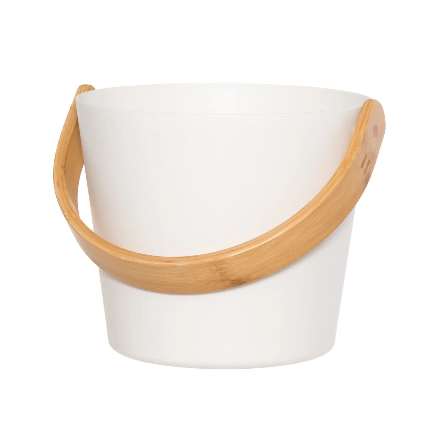 Rento 5 Litre Anodised Aluminium Sauna Bucket White Sauna Bucket/Pail | Finnmark Sauna