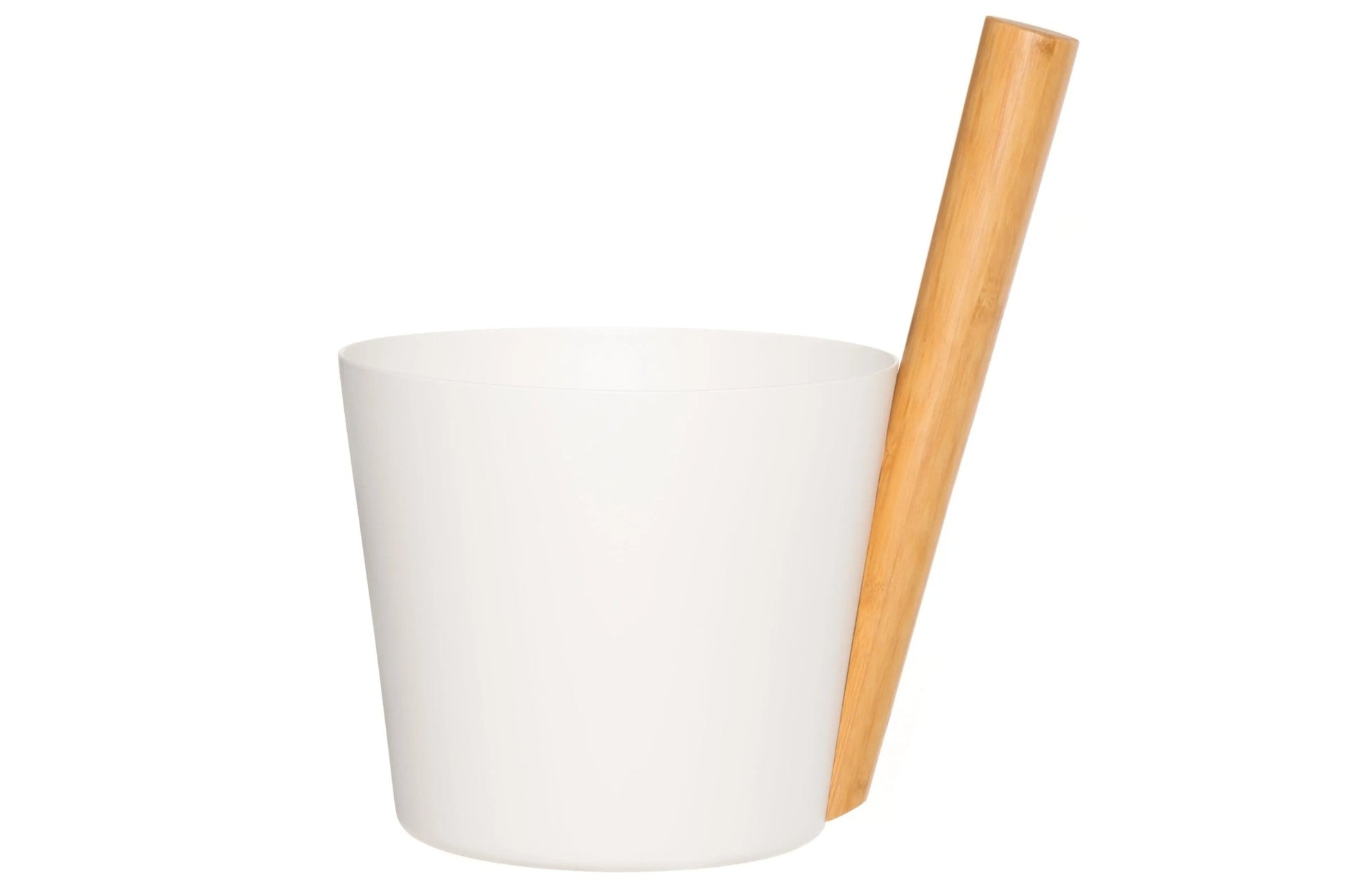 Rento 5 Litre Anodised Aluminium Sauna Pail White Sauna Bucket/Pail | Finnmark Sauna