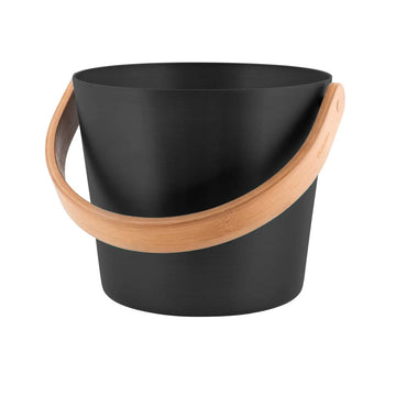 Rento 5l Anodised Aluminium Sauna Bucket in Black