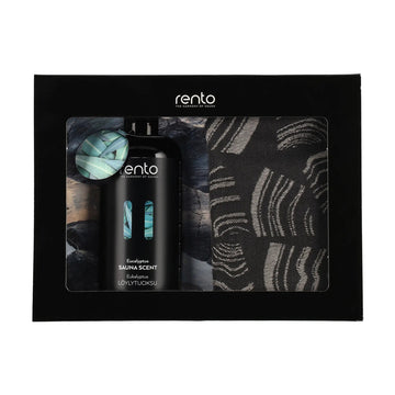 Rento Gift Set Sauna Scent & Sauna Seat Covers Eucalyptus