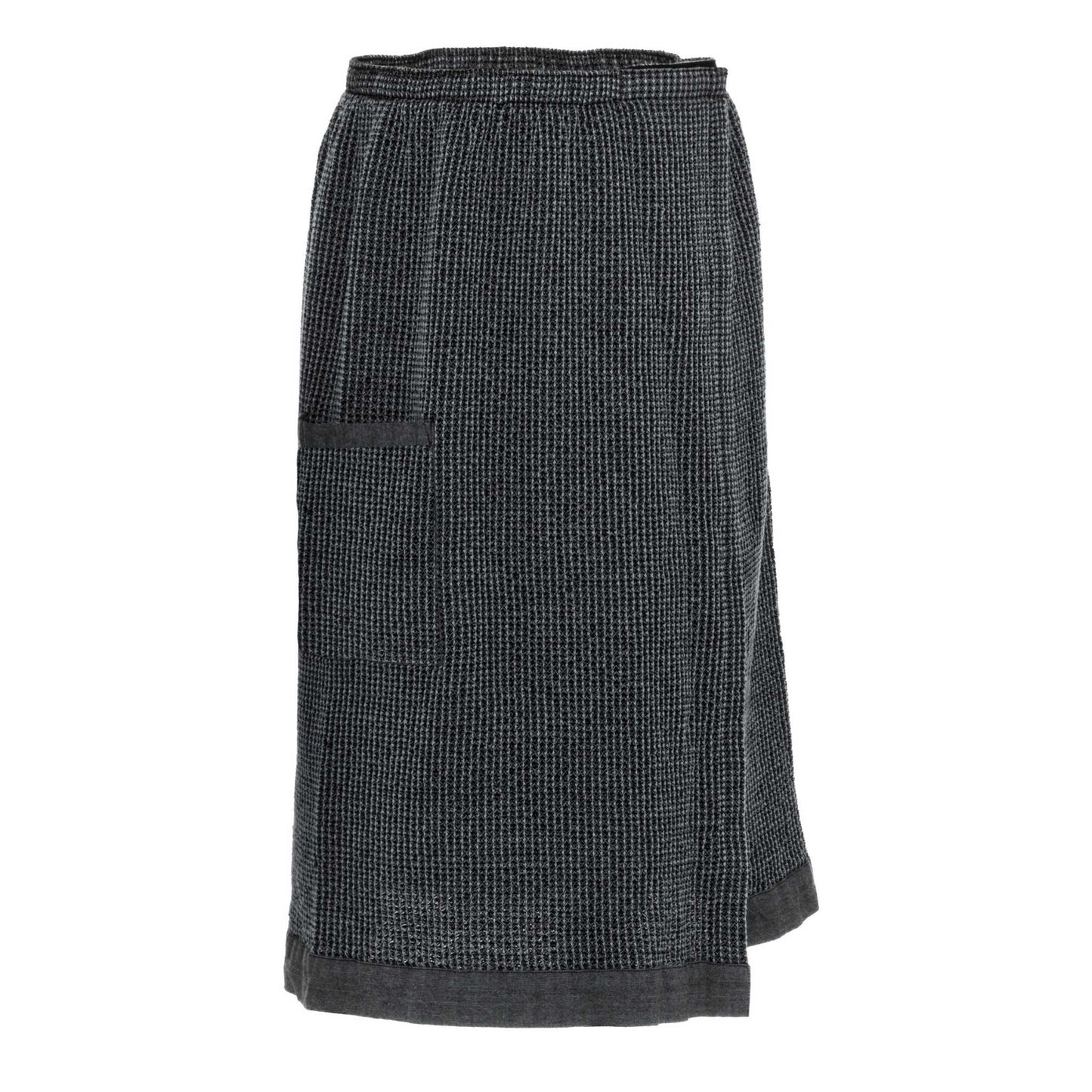 Rento Kenno Waist Towel Grey/Black Sauna Towel | Finnmark Sauna