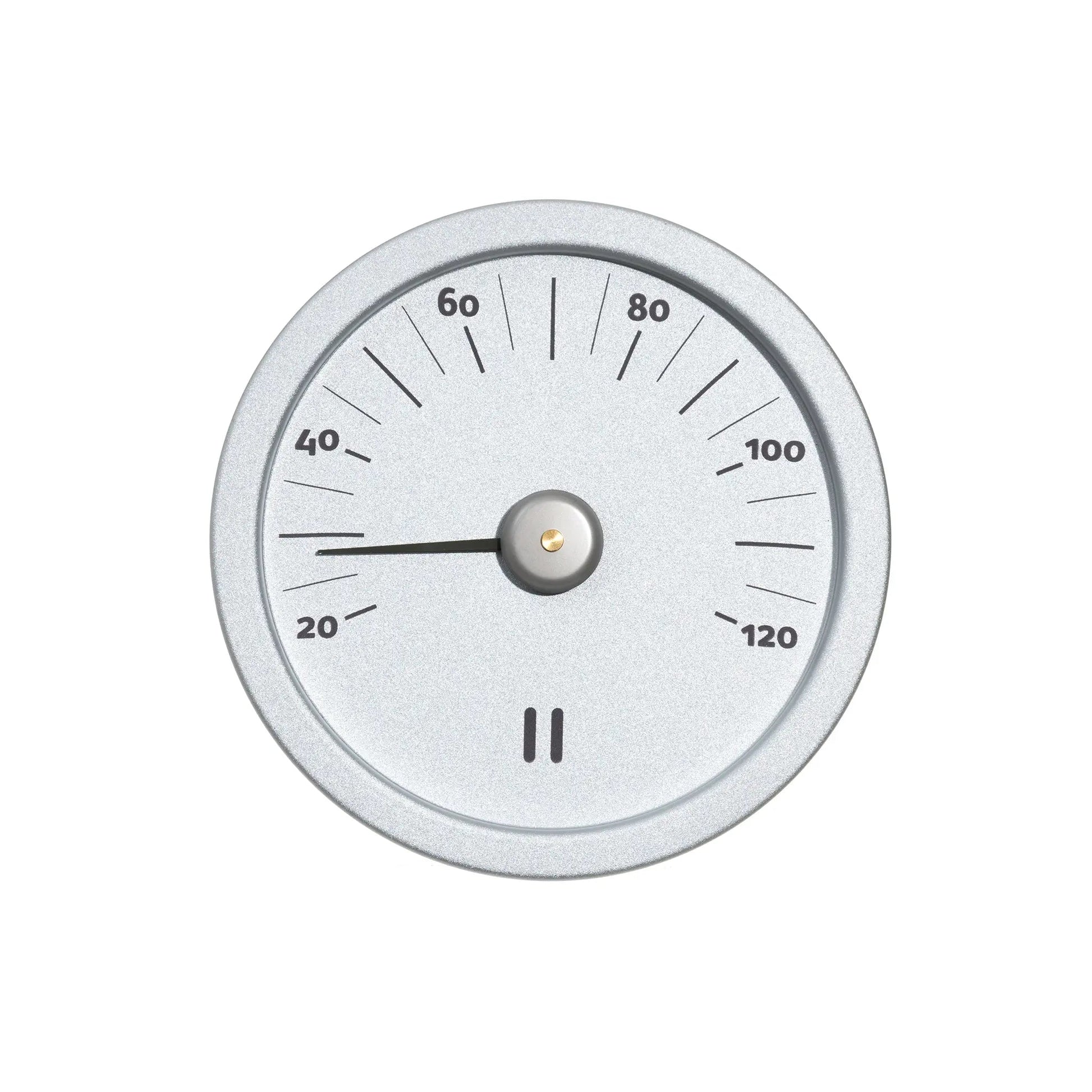 Rento Natural Aluminium Sauna Thermometer Sauna Thermometer | Finnmark Sauna