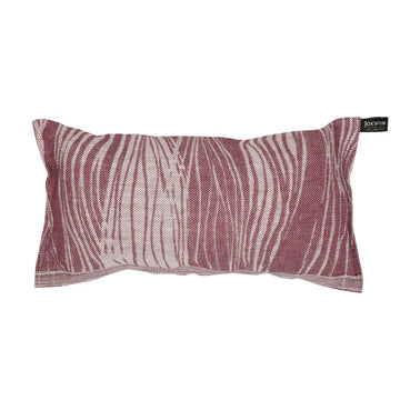 Sauna Pillow Virta by Jokipiin Pellava White / Plum Sauna Pillow | Finnmark Sauna
