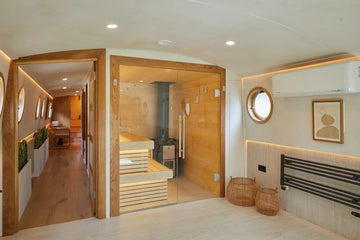 Finnmark Design & Materials: Maria Alexander Spa Boat, Regent’s Canal, London