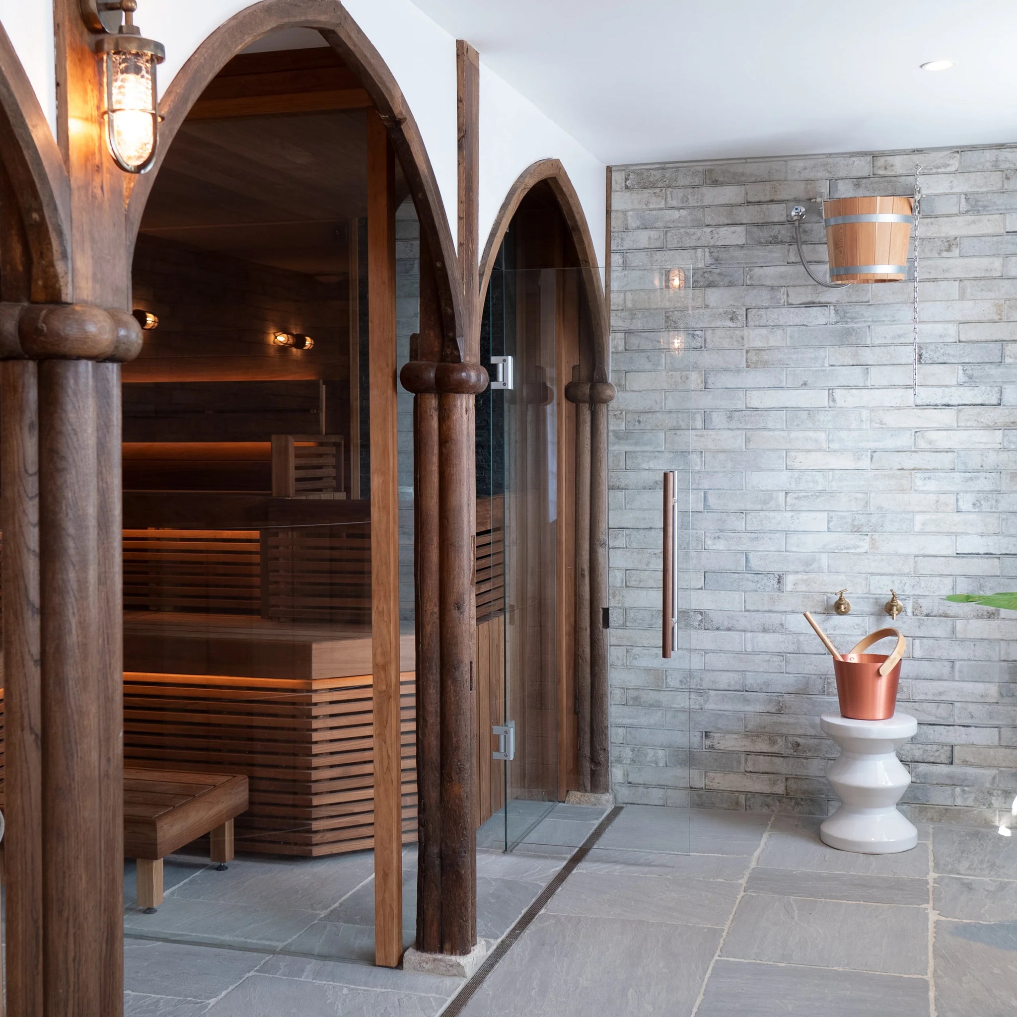 Bespoke commercial sauna installation: Molesworth Manor, Padstow, Cornwall - Finnmark Sauna