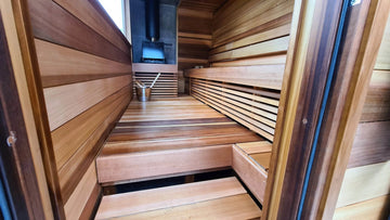 An authentic Finnish sauna built into an Ifor Williams trailer - Finnmark Sauna