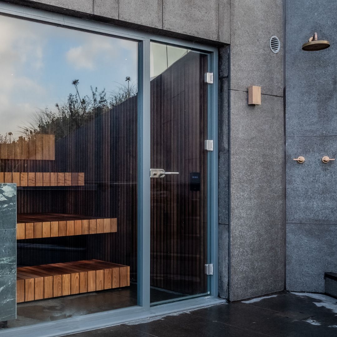 Bespoke indoor sauna installation: Devonshire Coast - Finnmark Sauna