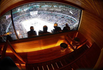Hockey fans can sauna in Helsinki, Finland AND watch the game - Finnmark Sauna