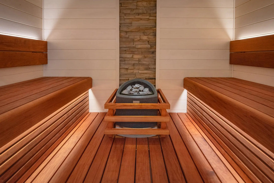 Sauna Lighting Trends, LED Hidden Sauna Lighting - Finnmark Sauna
