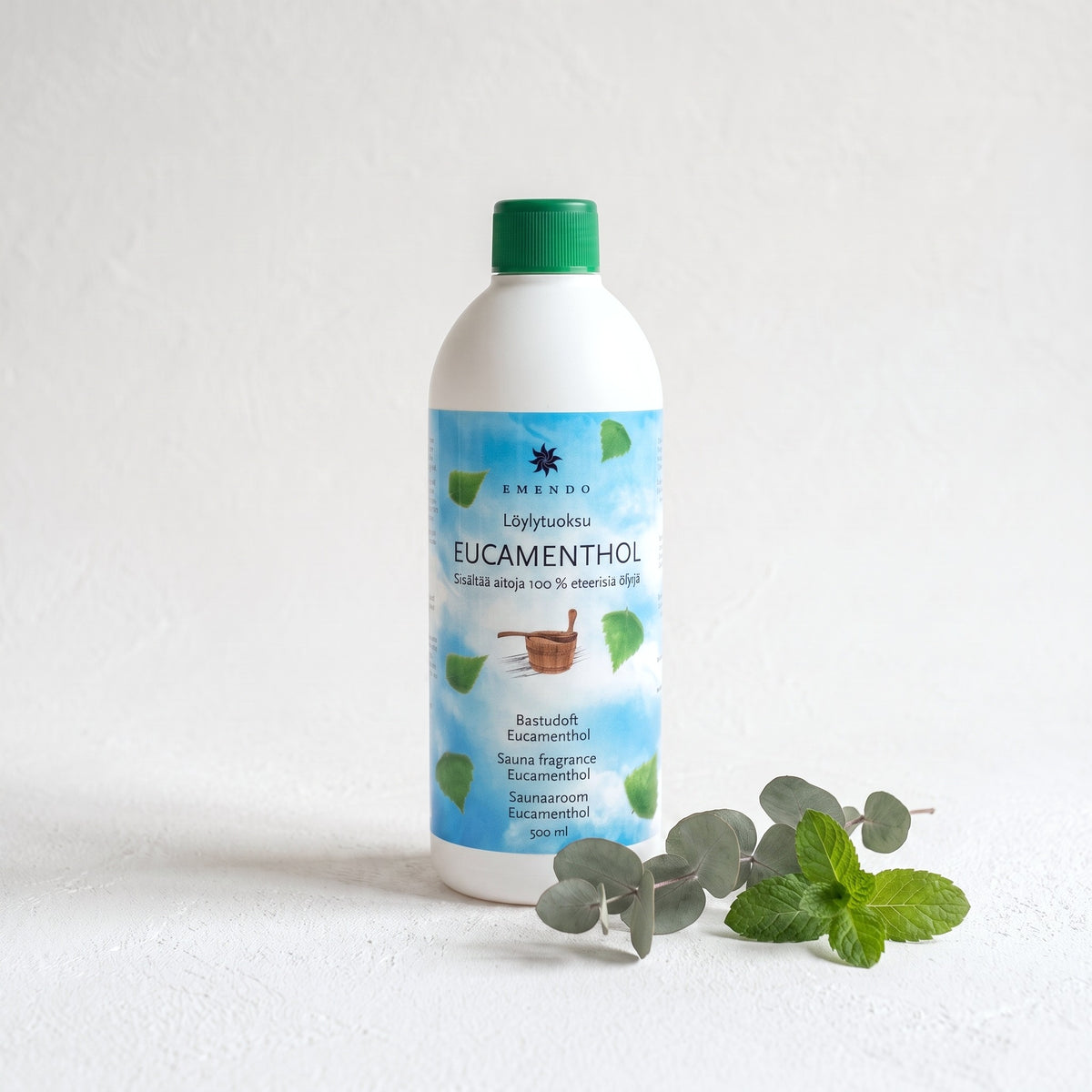 Emendo Eucamenthol Sauna Scent (500ml) with eucalyptus and mint